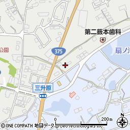 広島県東広島市西条町田口3445周辺の地図