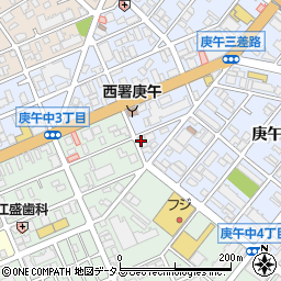 鯉城設計有限会社周辺の地図