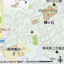 広島県安芸郡府中町柳ヶ丘43-28周辺の地図