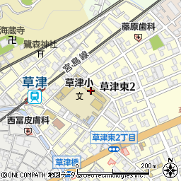 広島市立草津小学校周辺の地図