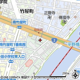 広島県広島市中区平野町3-35周辺の地図