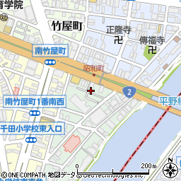 広島県広島市中区平野町3周辺の地図
