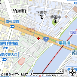 広島県広島市中区平野町3-1周辺の地図