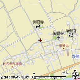 奈良県吉野郡大淀町佐名伝周辺の地図