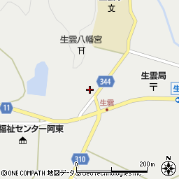 山口県山口市阿東生雲中367周辺の地図