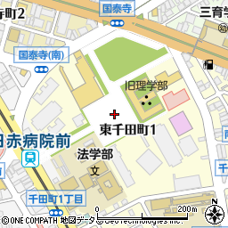 東千田公園周辺の地図