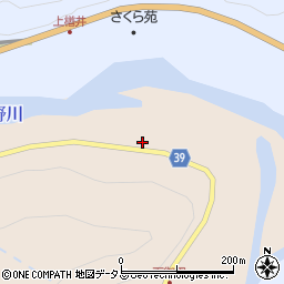 奈良県吉野郡吉野町御園65周辺の地図