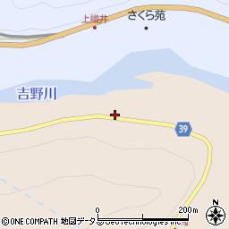 奈良県吉野郡吉野町御園48周辺の地図