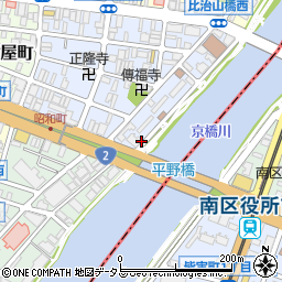 広島県広島市中区昭和町8-15周辺の地図