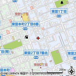 河本　英語塾周辺の地図