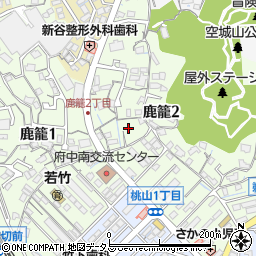 広島県安芸郡府中町鹿籠周辺の地図