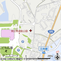 広島県東広島市西条町田口3406周辺の地図