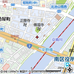 広島県広島市中区昭和町8-25周辺の地図