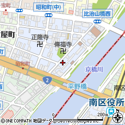 広島県広島市中区昭和町8-27周辺の地図