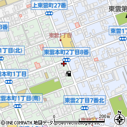 広島信用金庫東雲中央支店周辺の地図