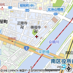 広島県広島市中区昭和町8-28周辺の地図