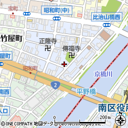 広島県広島市中区昭和町9-9周辺の地図
