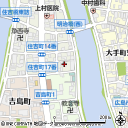 月光住吉町壱番館周辺の地図