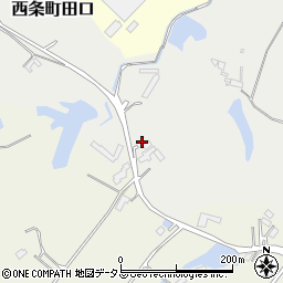 広島県東広島市西条町田口3985周辺の地図