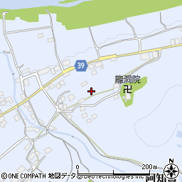 奈良県吉野郡下市町阿知賀周辺の地図