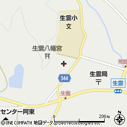 山口県山口市阿東生雲中360周辺の地図