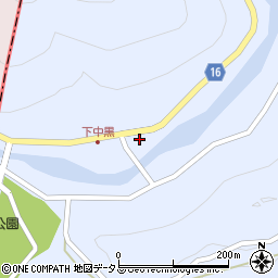 奈良県吉野郡東吉野村中黒53周辺の地図