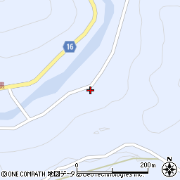 奈良県吉野郡東吉野村中黒1074周辺の地図