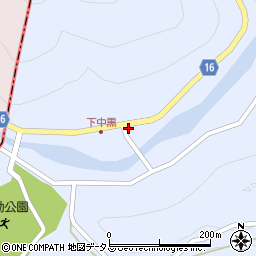 奈良県吉野郡東吉野村中黒50周辺の地図