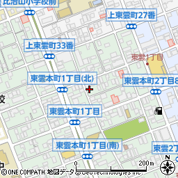 あなぶきパーク東雲本町第二４１６駐車場周辺の地図