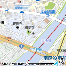 広島県広島市中区昭和町8-31周辺の地図