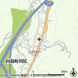 広島県尾道市向島町7194-3周辺の地図