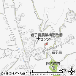岩子島周辺の地図
