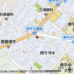 ラビット広島庚午店周辺の地図
