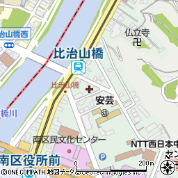 株式会社フジカラー広島中央周辺の地図