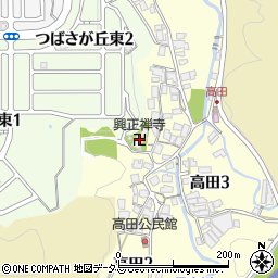 興正禅寺周辺の地図