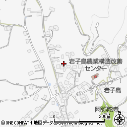 広島県尾道市向島町岩子島周辺の地図