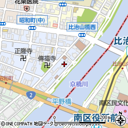 広島県広島市中区昭和町8-2周辺の地図