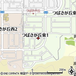 大阪府泉南郡熊取町つばさが丘東周辺の地図