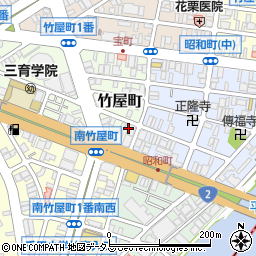 沖エミ子税理士事務所周辺の地図