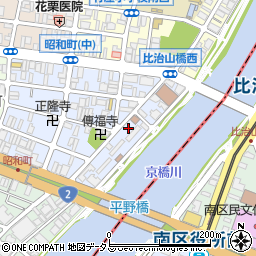 広島県広島市中区昭和町8-36周辺の地図