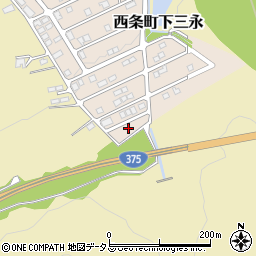 広島県東広島市三永2丁目24周辺の地図