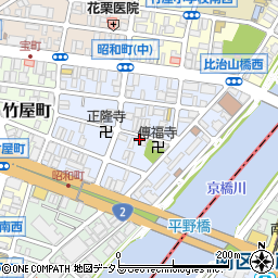 広島県広島市中区昭和町9-23周辺の地図