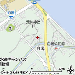 仙崎停車場小浜線周辺の地図