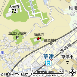 海蔵寺周辺の地図