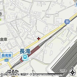 池田泉州銀行長滝駅前 ＡＴＭ周辺の地図