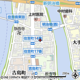 広島県広島市中区住吉町周辺の地図