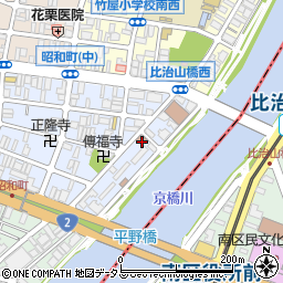 広島県広島市中区昭和町8-38周辺の地図