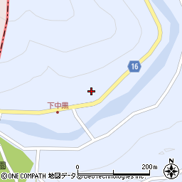 奈良県吉野郡東吉野村中黒51周辺の地図