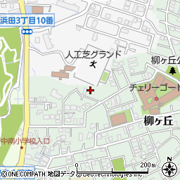 広島県安芸郡府中町柳ヶ丘32-13周辺の地図