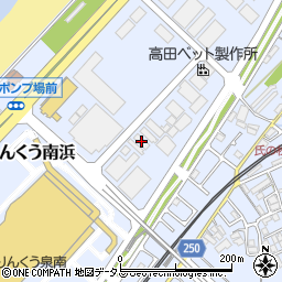 大阪第一交通泉南営業所周辺の地図